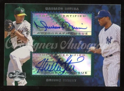 Mariano Rivera Huston Street 2006 Topps Cofirmantes Automático #CS-32 New York Yankees Foto 1 de 2