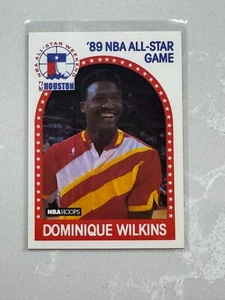 1989-90 NBA Hoops Dominique Wilkins All-Star Game #234 Atlanta Hawks - Picture 1 of 2