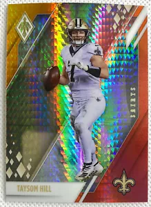 2021 Panini Phoenix Football Taysom Hill Fire Burst Card #63 New Orleans Saints - Picture 1 of 2