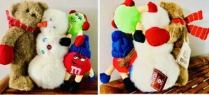 VINTAGE BOYDS BEARS X M&MS w/SNOWMAN~NWT~RARE - Picture 1 of 12