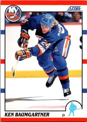 1990-91 Score - Ken Baumgartner #265 (RC) - Image 1 of 2
