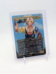 MTG - Tidus, Yuna's Guardian - Borderless Mythic #205 Commander: Final Fantasy - Picture 1 of 2