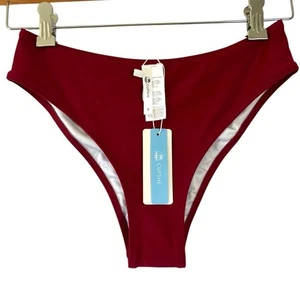 Neu mit Etikett Cupshe Damen-Bikiniunterteil rot Größe Small klassisch - Bild 1 von 3