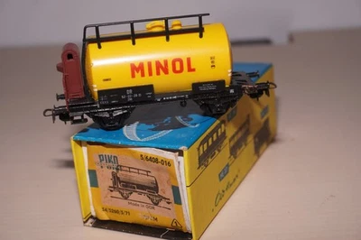 RF19] PIKO H0 5/6408/016 Freight Wagons " Minol " 52-02-29 Dr Boxed Top - Image 1 of 4