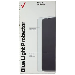 Verizon Blue Light Screen Protector for Motorola One 5G UW Ace - Clear/Tinted - Picture 1 of 3