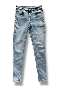 Superdry Women’s Mid-Rise Skinny Jeans W28 L32 – Light Wash Blue Denim - Picture 1 of 11