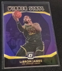 2020-21 Panini Donruss Optic #20 Winner Stays Purple Prizm LeBron James - Bild 1 von 2