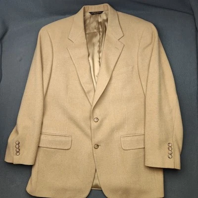 Blazer Brooks Brothers Para Hombres Marrón 42R 2 Botones Camello Traje Chaqueta Abrigo Deportivo Foto 1 de 4
