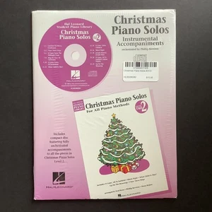 Student Piano Library Christmas Piano Solos Level 2 Accompaniment CD Hal Leonard - Picture 1 of 4