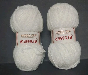 MODA DEA CHERIO- Color SNOW -2 Skeins- Medium 4 - 104 yds - 1.76 oz - Picture 1 of 5