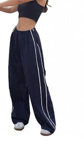 Black Parachute Anaobai Ameicom Trainingshose Damen Large Nylon Neu mit Etikett - Bild 1 von 7