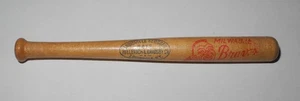 1950's Milwaukee Braves World Series Souvenir Mini Bat Pin Louisville Slugger - Picture 1 of 2