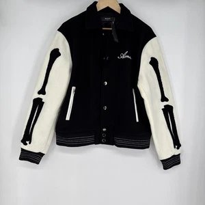 Amiri Bones Jacket Varsity Bomber Letterman Skeleton Vintage Men's Coat. Small - Picture 1 of 5