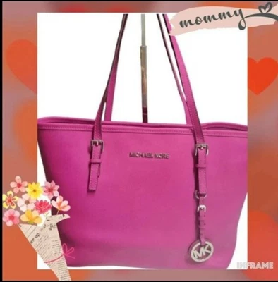 Michael Kors Saffiano Leather Tote Bag - Image 1 of 4