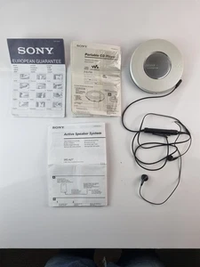 Sony CD Walkman D-EJ785 Portable Player G-Protection plus Manual Tested Working - Picture 1 of 7