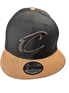 New Era 9Fifty Cleveland Cavaliers Brown Orange Reverse Snapback NBA Hat - Picture 1 of 6