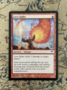 MTG Magic Lava Spike NEAR MINT! (Champions of Kamigawa) - Picture 1 of 2