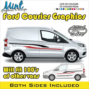 CALCOMANÍAS GRÁFICAS RAYAS CÁMPER COMPATIBLES FORD COURIER CONNECT ST 021 - Imagen 1 de 4