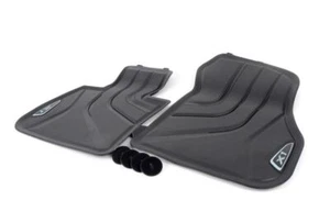 Alfombrillas delanteras originales BMW X1 F48 para todo tipo de clima negras NUEVAS 51472365853 - Imagen 1 de 3