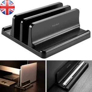 Vertical Laptop Stand - Holder - Adjustable Notebook Dock - Space Saver 4 in 1 - Afbeelding 1 van 11