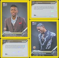 (2) 2023 Topps Now Brandon Miller/Scoot Henderson ROOKIE CARDS SP #D2 & #D3 RC🔥