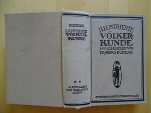 Illustrierte Völkerkunde - von Georg Buschan - 1923 - Australien Ozeanien Asien - Bild 1 von 12
