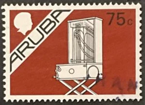 Aruba #Mi28 Used 1987 Music box [11] - Picture 1 of 1