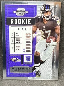 J.K. DOBBINS 2020 PANINI CONTENDERS OPTIC ROOKIE TICKET RC # 74 - Picture 1 of 2