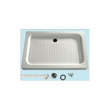 BRIXO PIATTO DOCCIA RETTANGOLARE IN RESINA 80 X 120 CM ANTISCIVOLO