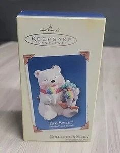 HALLMARK KEEPSAKE ORNAMENT.  "TWO SWEET" SNOWBALL AND TUXEDO.  NEW IN BOX.  2005 - Picture 1 of 1