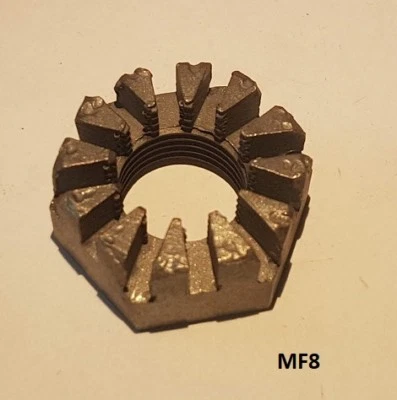 Tuerca de brida Austin Healey 100, 100/6, 3000 MkII y MKIII OD 7H5889 Foto 1 de 2