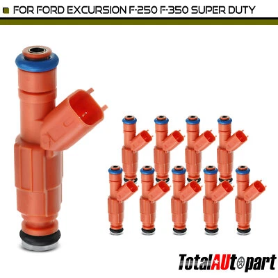 Nuevo 10x Inyector de Combustible para Ford F-250 F-350 F-450 F-550 2000-2004 Excursion 00-05 Foto 1 de 4