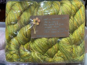3 x packets of 100% bamboo yarn 175m/100g Hand Dyed Gorgeous colours! - Picture 1 of 8