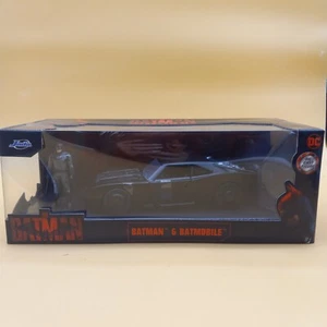 Jada Toys 1:32 Scale The Batman Movie Batmobile with Batman Figure - Black 32731 - Picture 1 of 5