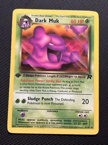 POKEMON DARK MUK 41/82 1ST EDITION TEAM ROCKET LP - Canada Seller - Bild 1 von 3