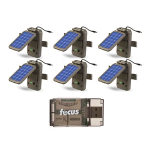 Stealth Cam Lithium Solar Power Panel 6 Pack with Card Reader - Picture 1 of 4