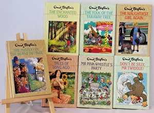 Enid Blyton Vintage HC Novels x7 Storytime DEAN Budget Books Children Set 1990s - Picture 1 of 24