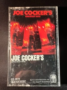 Joe Cocker's Greatest Hits 1977 A&M Cassette Tape TESTED WORKING - Picture 1 of 4