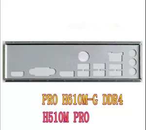 OEM IO I/O Shield für MSI H510M PRO/PRO H610M-G DDR4 Motherboard Backplate - Bild 1 von 4