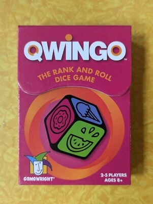 Qwingo The Rank and Roll Dice Game *Torn Box Top* 2-5 Players Gamewright - Image 1 of 4