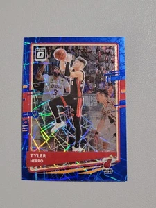 Tyler Herro 2020-21 Panini Donruss Optic Blue Velocity Prizm #61 Miami Heat - Picture 1 of 6