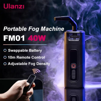 Ulanzi FM01 FILMOG Ace 40W Portable Handheld Fog Smoke Machine w/ Remote Control - Image 1 of 4