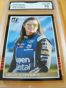 DANICA PATRICK 2018 DONRUSS '85 RETRO # 142 GRADED 10 L@@@K - Picture 1 of 2