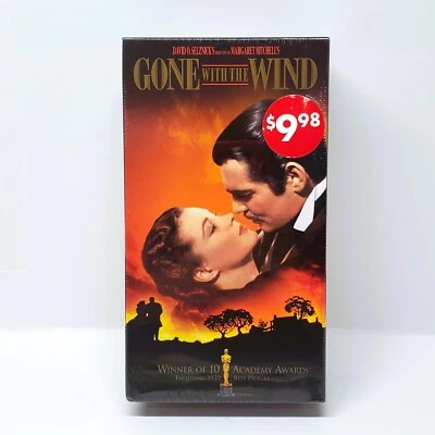 Gone With The Wind VHS Box Set 2 Tapes New SEALED Warner Home Video Watermark - Image 1 of 4