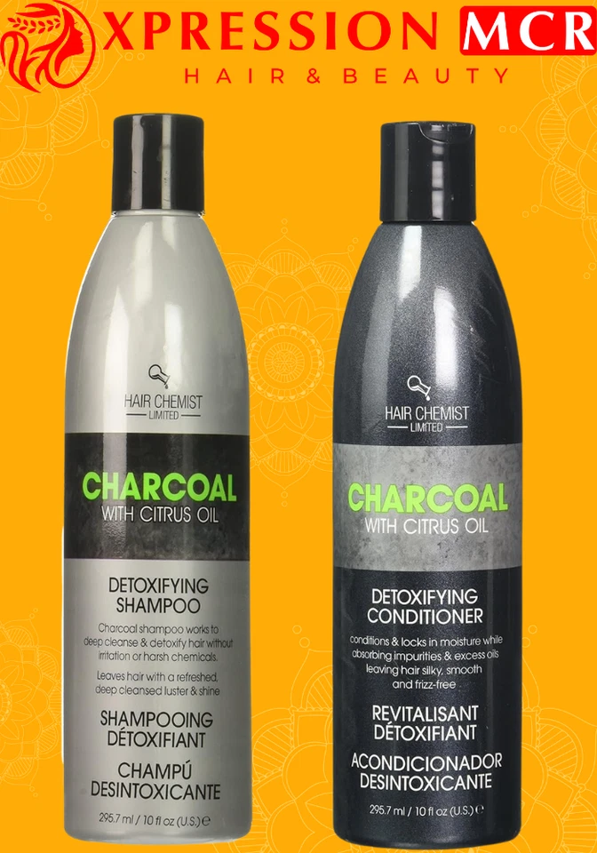 Champú y acondicionador desintoxicante Hair Chemist carbón con aceite cítrico 10 fl oz Foto 1 de 1