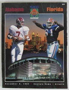 Alabama Vs Florida Program SEC Championship 1994 - Bild 1 von 4