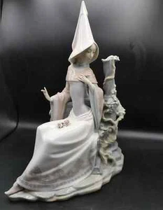 RIESIGE LLADRO #4928 MITTELALTER DAME Damita Mittelalter FIGUR PERFEKT 38cm hoch 2,7kg - Bild 1 von 24