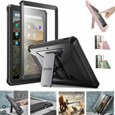 Kickstand Cover For Amazon Fire HD 10 Plus 11th Gen 2021 Tablet Tuatara Case - Image 1 of 4