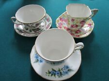 Floral Tea Time Cups Saucer Royal Stafford - Royal Grafton - Queen Anne Pick 1