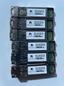 6x APACHE Optics Cisco Compatible SFP-10G-SR-CIS 10GBase Transceiver Module SFP+ - Picture 1 of 1